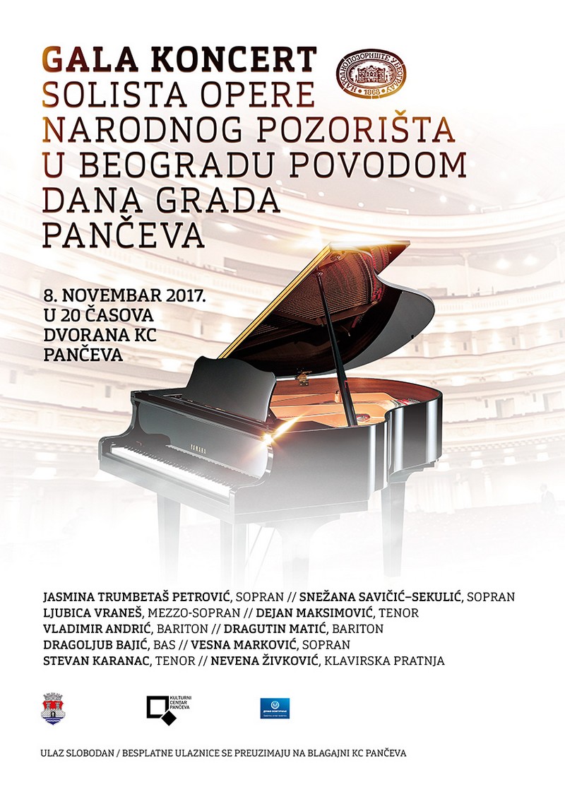 Gala concert - National Theater in Belgrade